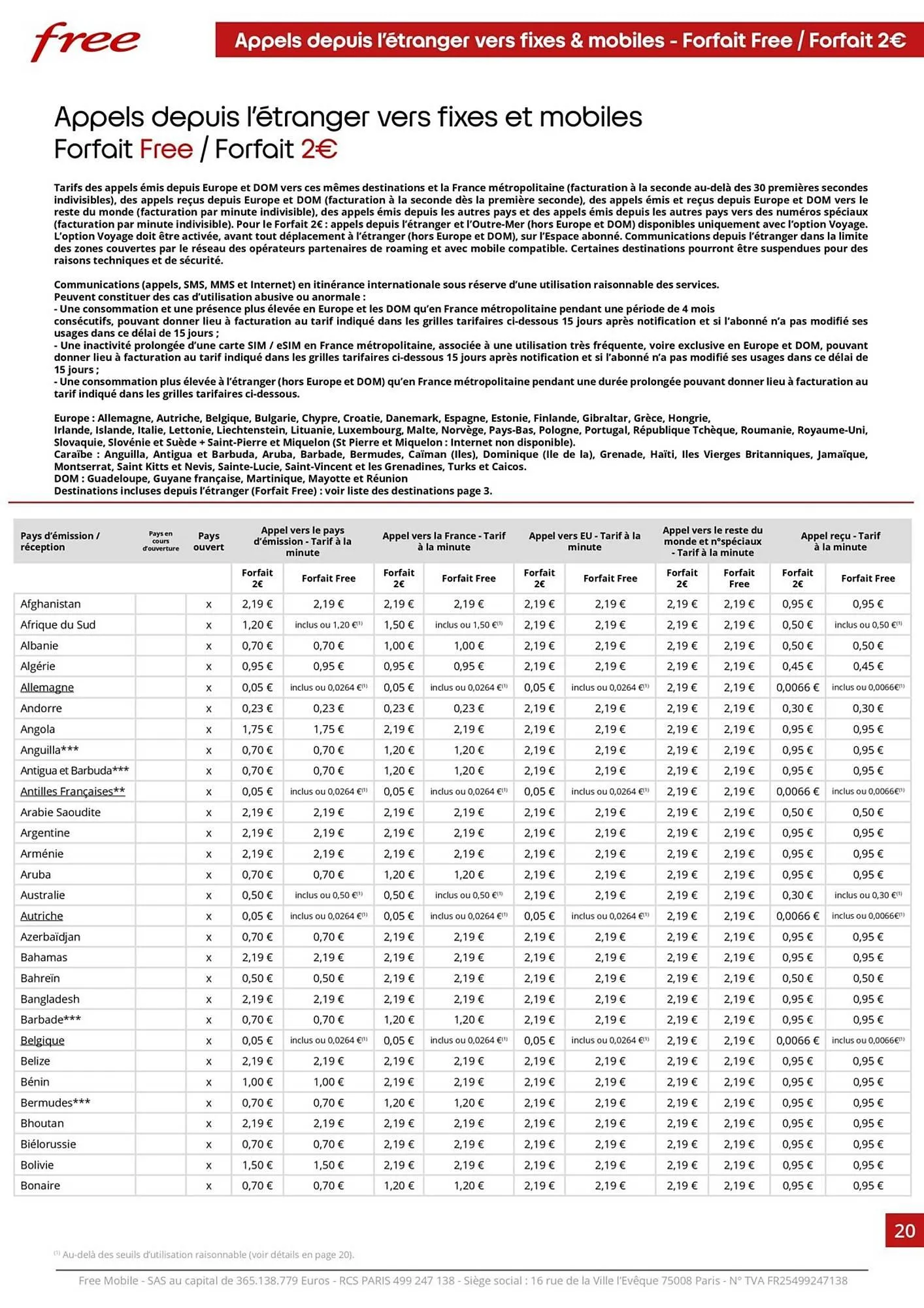 Catalogue Free du 23 janvier au 31 décembre 2023 - Catalogue page 20