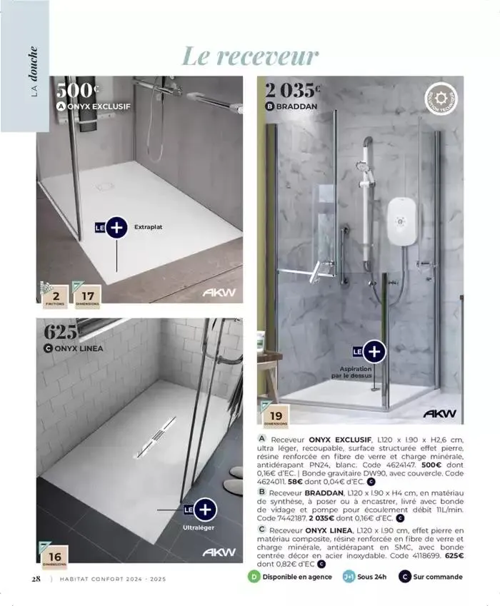 Cedeo Habitat confort du 1 octobre au 31 mai 2025 - Catalogue page 28