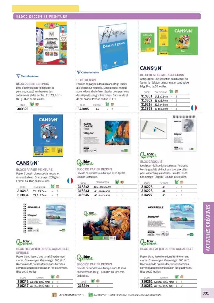 Nos Catalogues Thématiques du 1 janvier au 31 décembre 2025 - Catalogue page 333