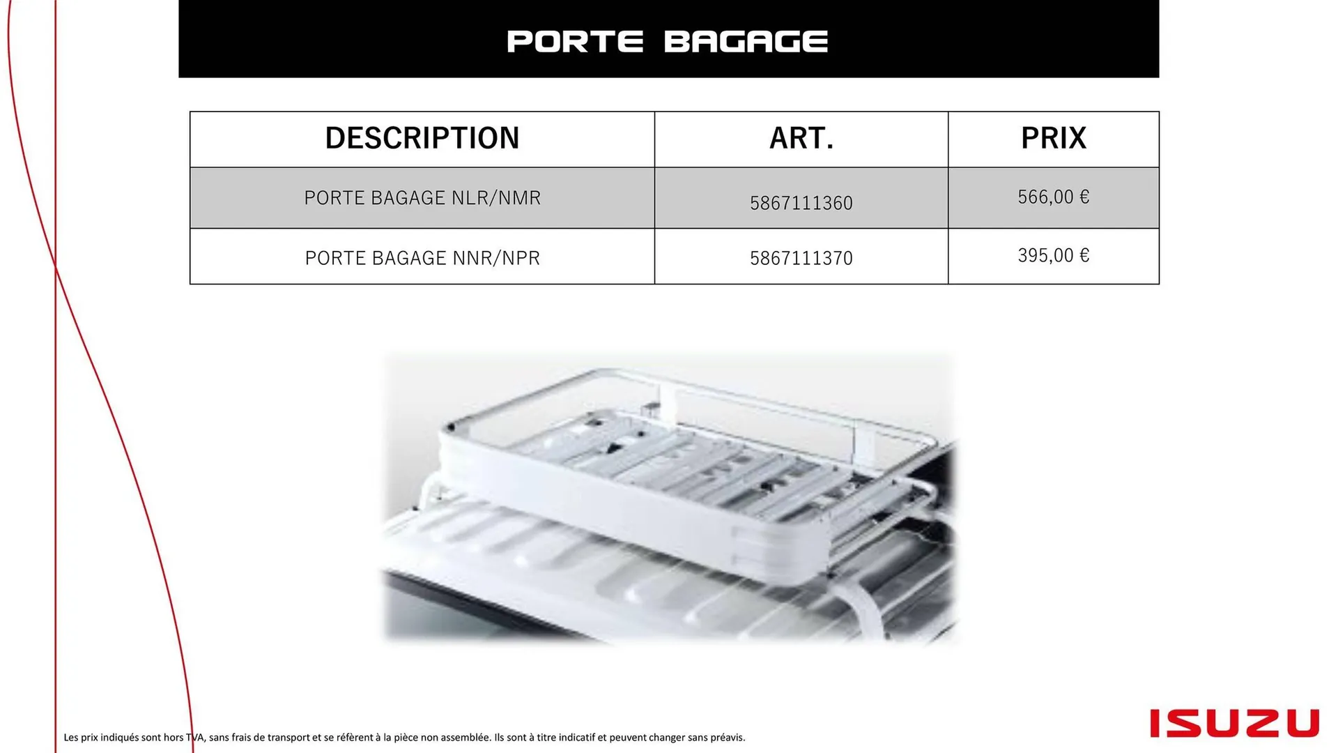 Catalogue Isuzu du 11 novembre au 30 avril 2026 - Catalogue page 25