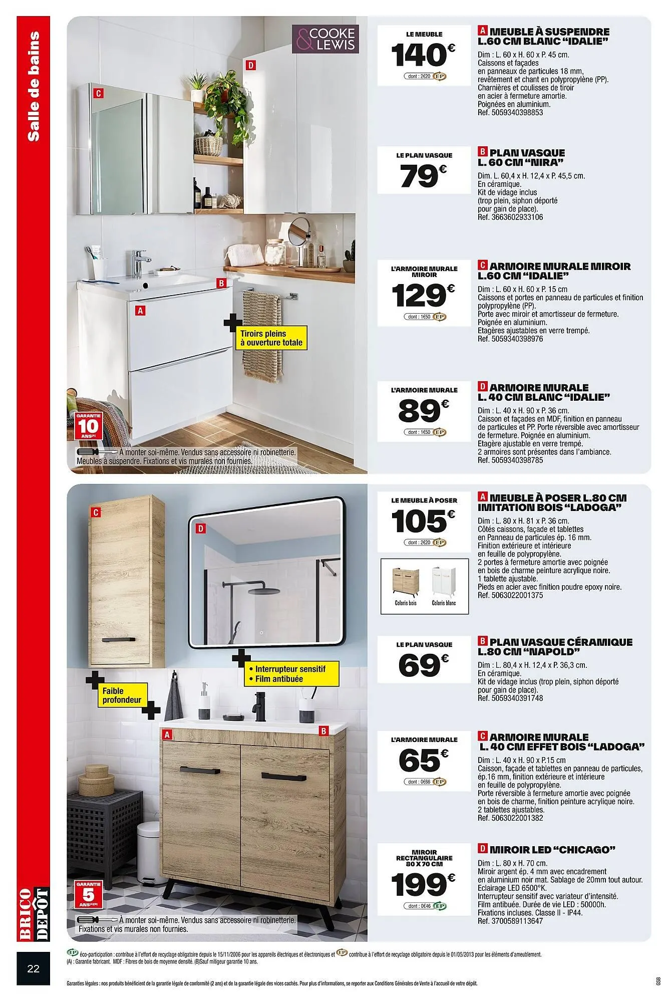 Catalogue Brico Dépôt du 1 août au 14 août 2025 - Catalogue page 22