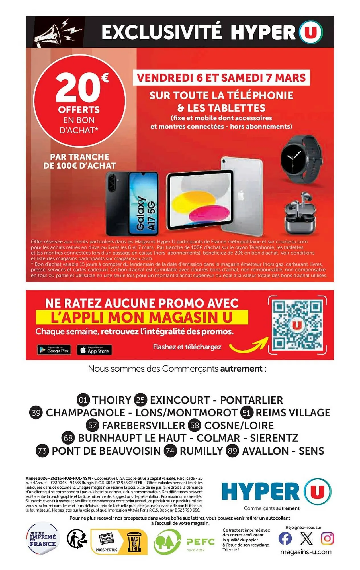 Catalogue Hyper U du 3 mars au 15 mars 2026 - Catalogue page 36