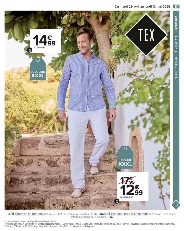 TEXTILE SPÉCIAL FÊTES du 29 avril au 12 mai 2025 - Catalogue page 19
