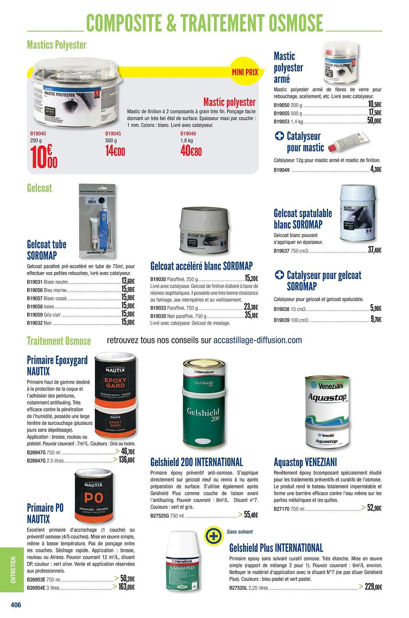 Catalogue Accastillage Diffusion du 1 mars au 31 décembre 2023 - Catalogue page 408