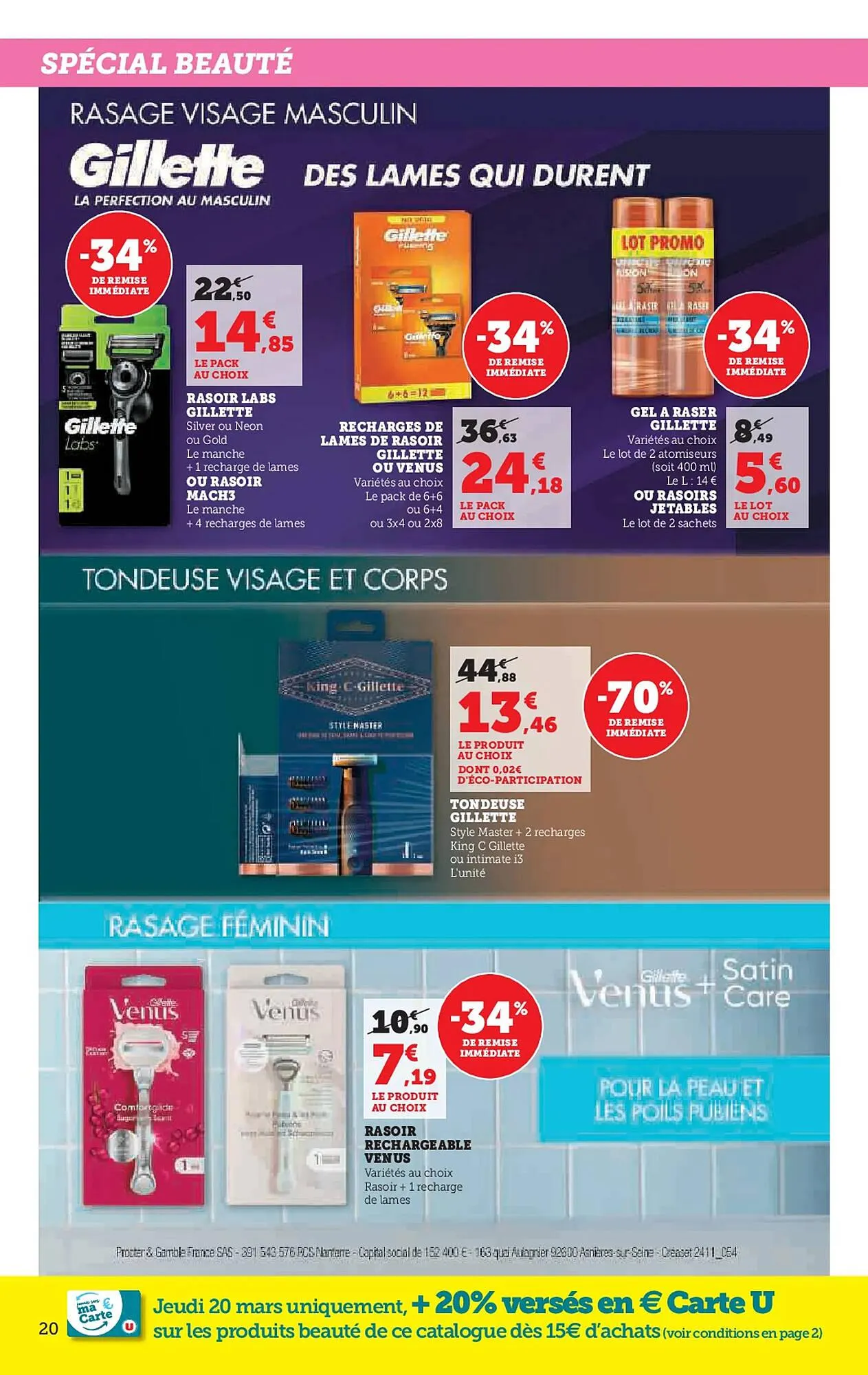 Catalogue Super U du 18 mars au 30 mars 2025 - Catalogue page 20