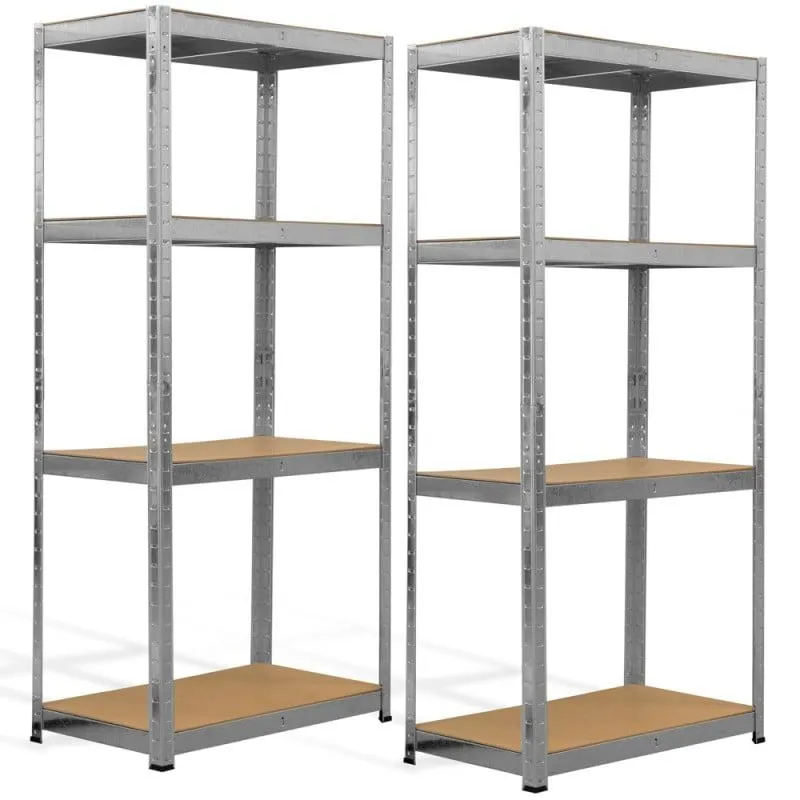 Étagère de garage métallique robuste 160x160cm : charge lourde, modulable, facile à monter