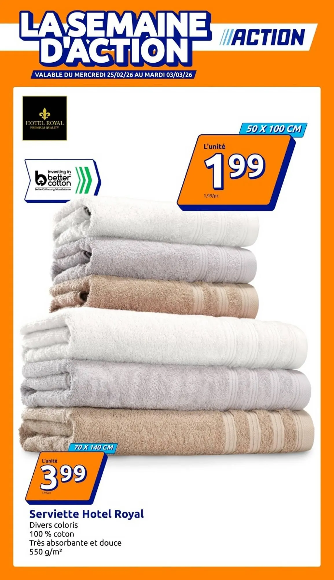 Catalogue Action du 25 février au 3 mars 2026 - Catalogue page 1