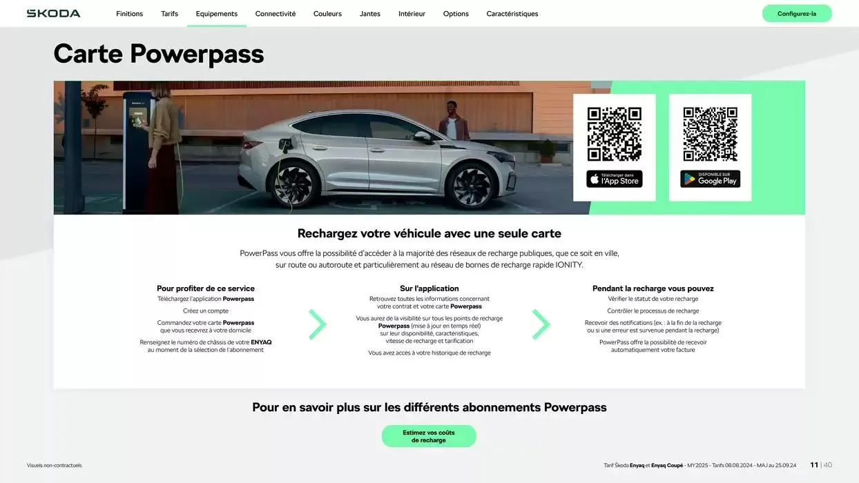 Enyaq SUV Version 85 du 6 novembre au 6 novembre 2025 - Catalogue page 11