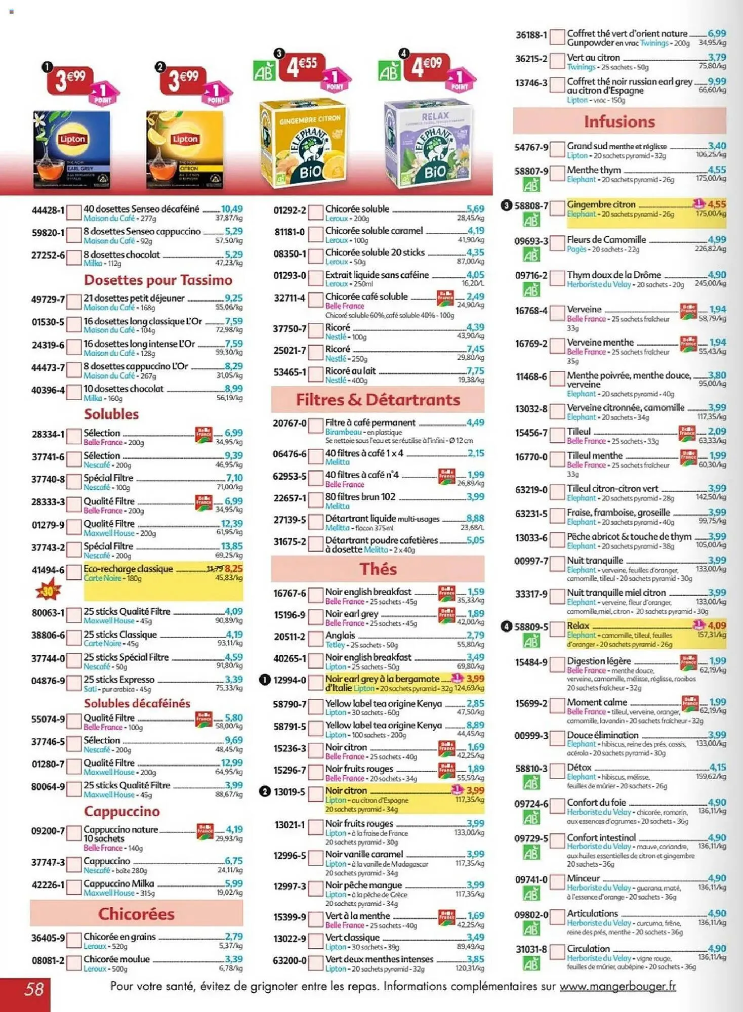 Catalogue Maximo du 23 janvier au 26 février 2026 - Catalogue page 58