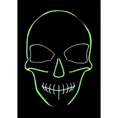 Masque néon - Squelette