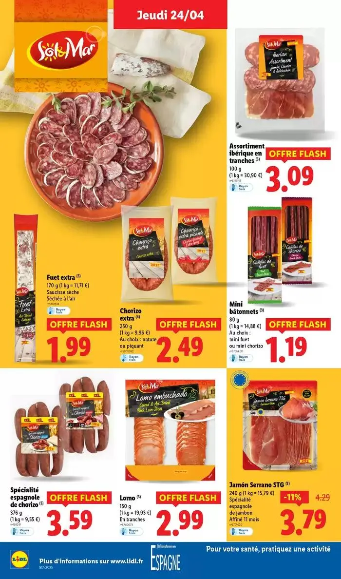 Fan de barbecue ? Retrouvez une sélection de viandes, sauces et bien plus à prix Lidl ! du 24 avril au 29 avril 2025 - Catalogue page 24