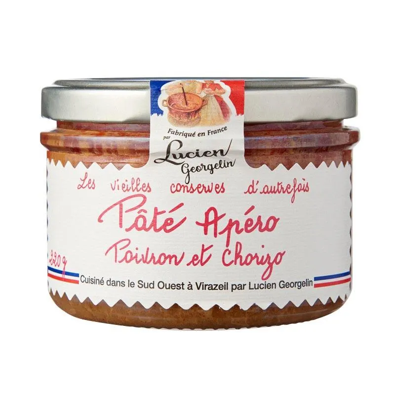 Pate apero chorizo & poivrons - LUCIEN GEORGELIN