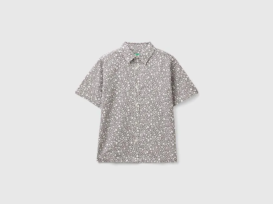 Chemise à motif floral