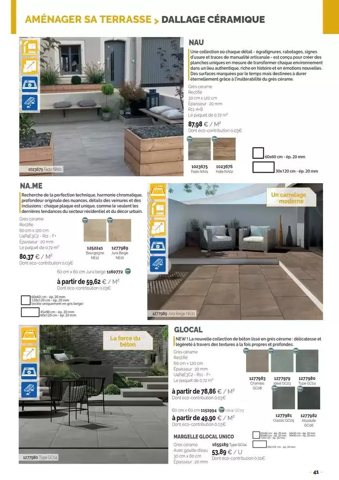 Aménagements Extérieurs 2025 du 30 avril au 31 décembre 2025 - Catalogue page 41