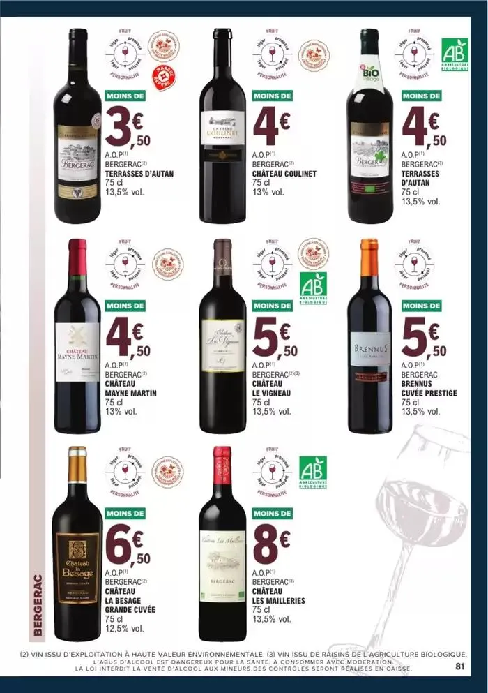 GUIDES DES VINS 2024/2025 du 1 avril au 31 décembre 2025 - Catalogue page 107