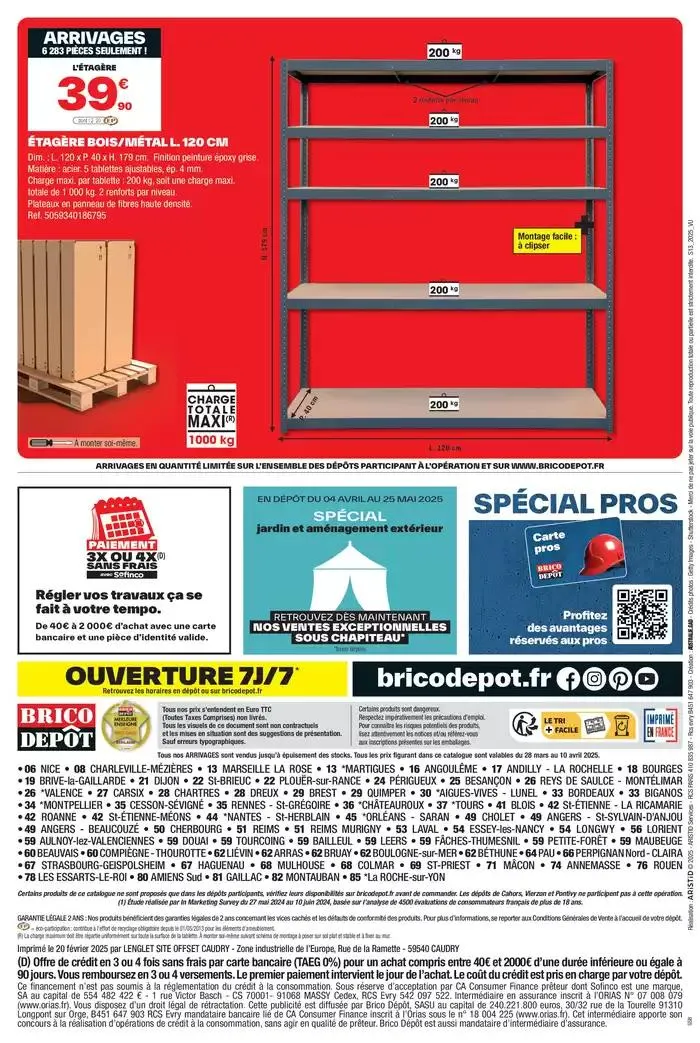 Spécial chantier intérieur ! du 28 mars au 10 avril 2025 - Catalogue page 12