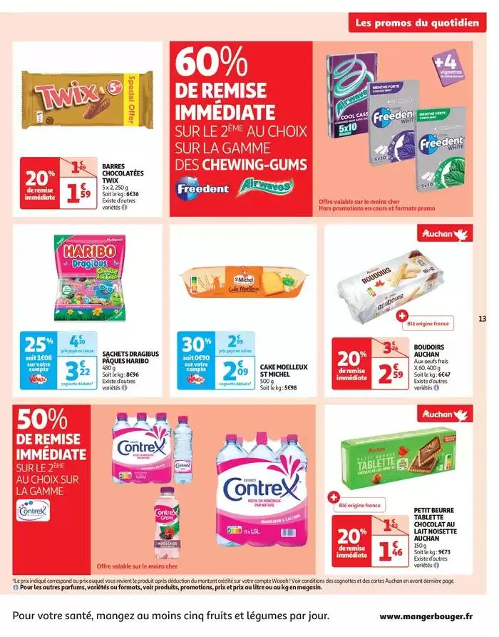 Les prix bas qui font du bien au quotidien du 1 avril au 6 avril 2025 - Catalogue page 13