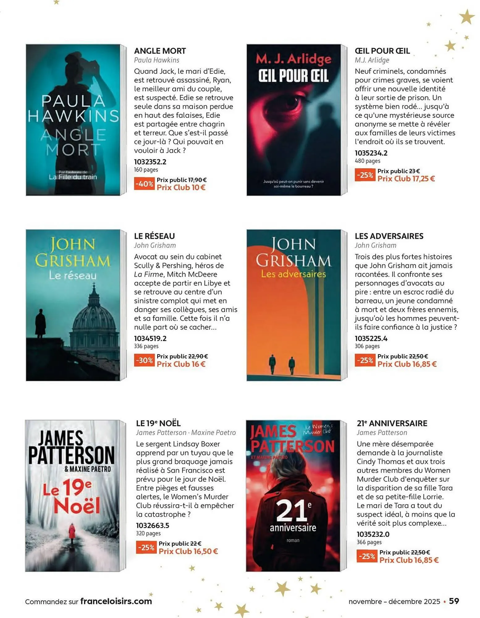 Catalogue France Loisirs du 3 novembre au 31 décembre 2025 - Catalogue page 59