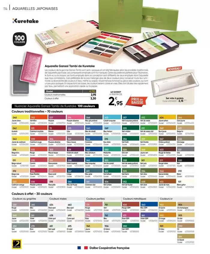 CATALOGUE DALBE 2025 du 27 janvier au 31 décembre 2025 - Catalogue page 116