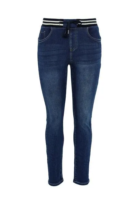 Jegging en jeans uni