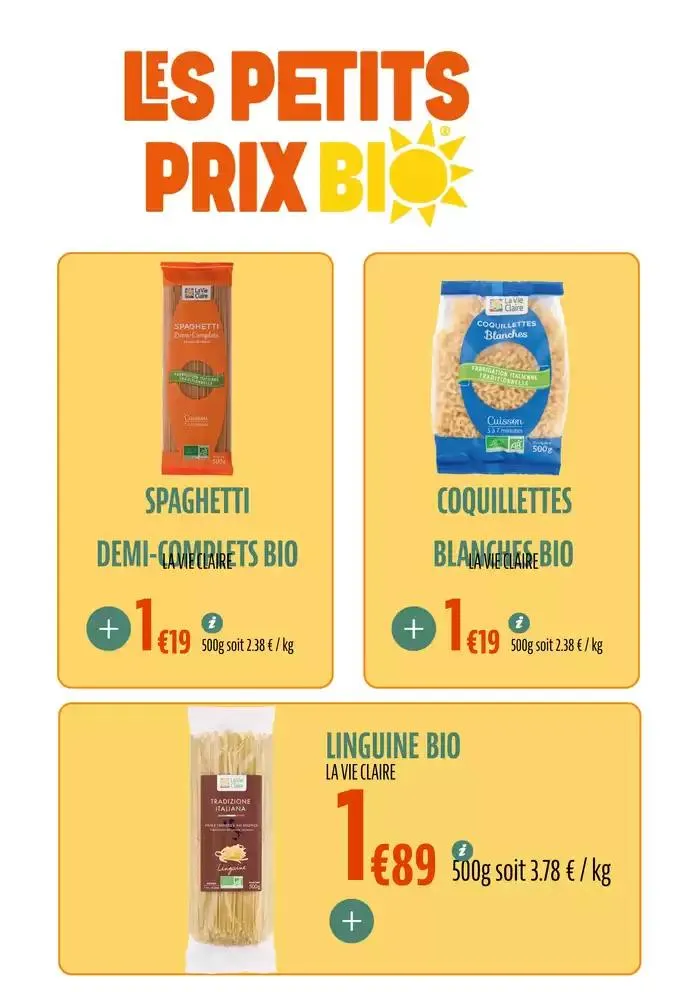 LES PETITS PRIX BIO du 11 mars au 31 décembre 2025 - Catalogue page 8