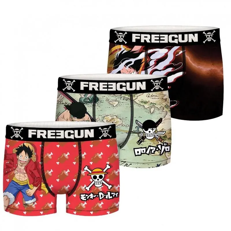 Lot de 3 Boxers Freegun homme One piece