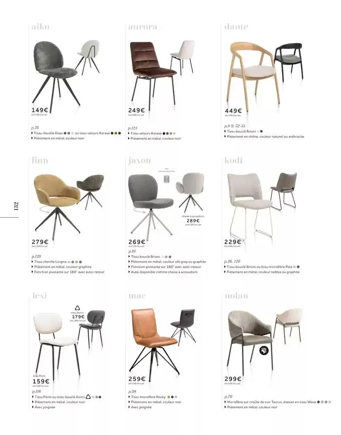 LOOKBOOK 2025 du 7 janvier au 31 décembre 2025 - Catalogue page 134