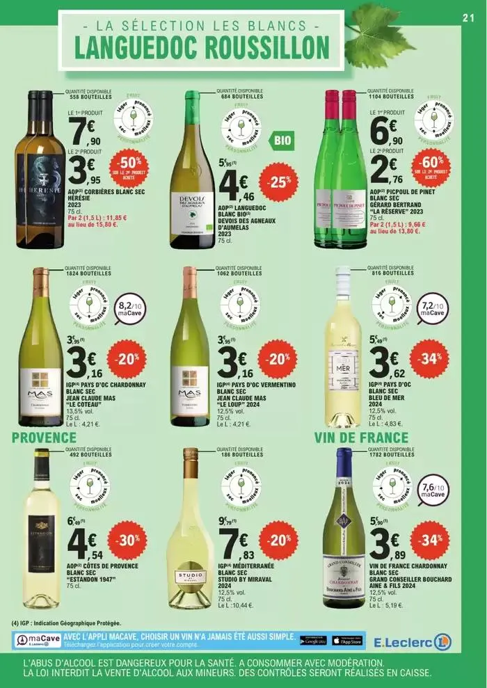 FOIRE AUX VINS DE PRINTEMPS - MIXTE du 8 avril au 19 avril 2025 - Catalogue page 21