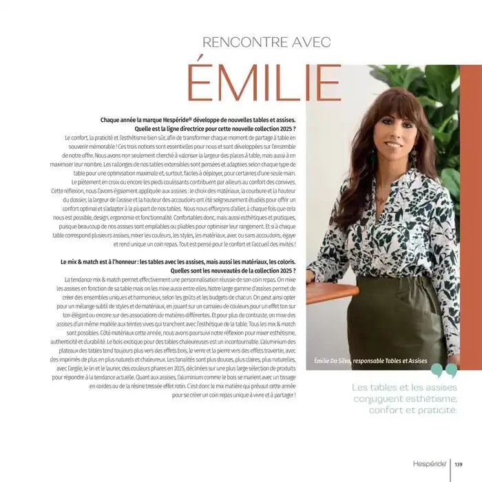 Catalogue Hespéride 2025 du 5 février au 31 décembre 2025 - Catalogue page 139