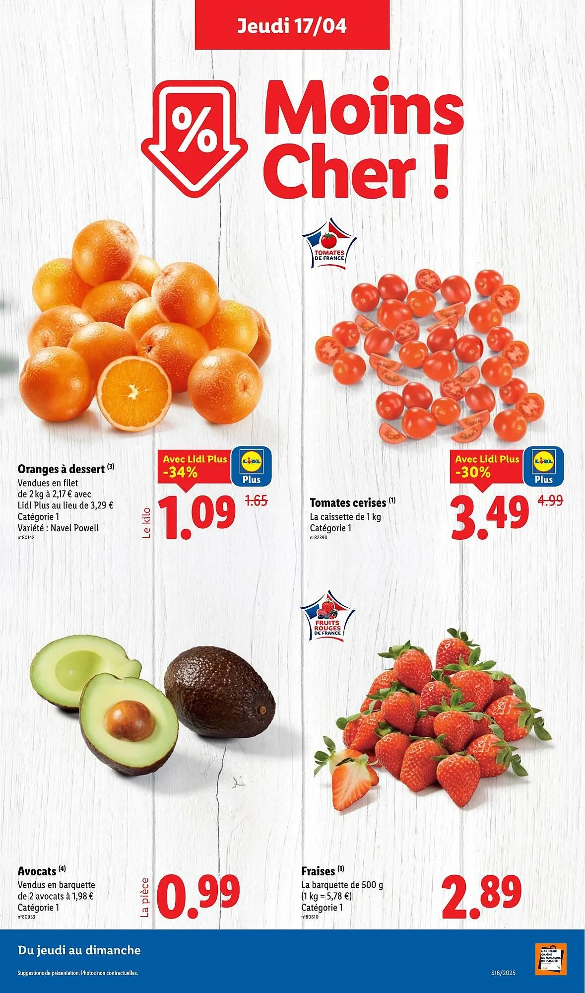 Catalogue Lidl du 17 avril au 23 avril 2025 - Catalogue page 3