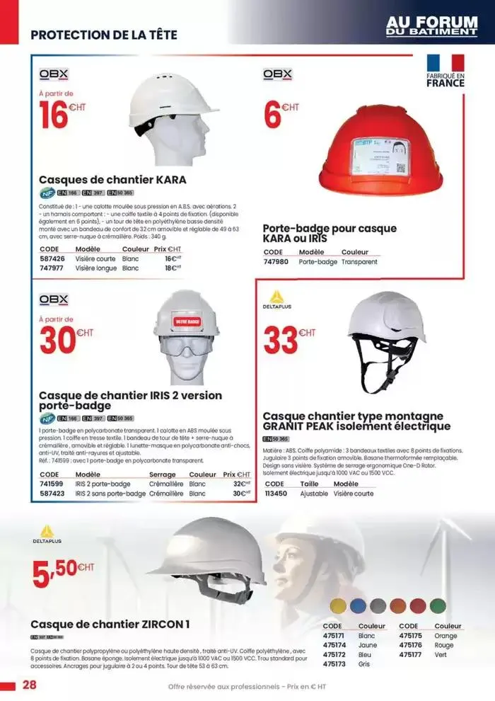 Automne - Hiver 2024 du 1 novembre au 30 mars 2025 - Catalogue page 28