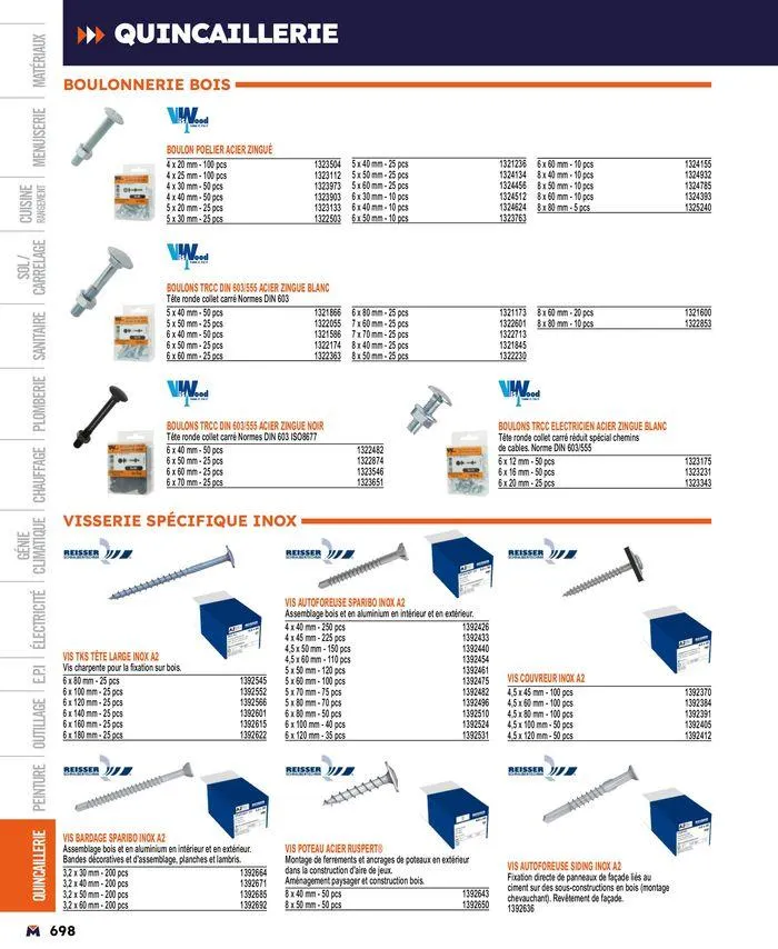 Guide produits 2024 du 15 mars au 31 décembre 2024 - Catalogue page 698