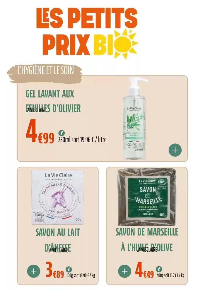 LES PETITS PRIX BIO du 11 mars au 31 décembre 2025 - Catalogue page 62