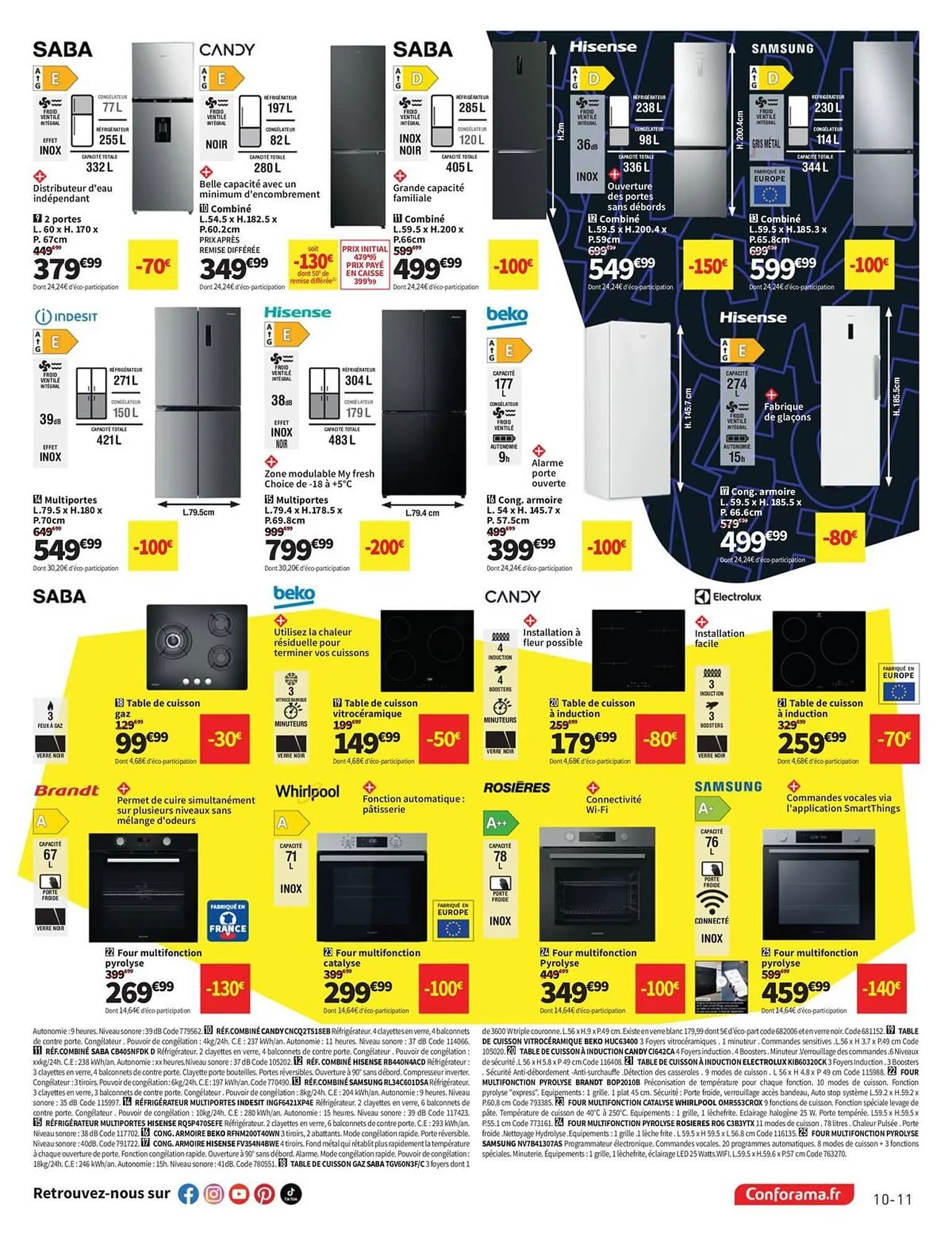 Catalogue Conforama du 11 novembre au 1 décembre 2025 - Catalogue page 11