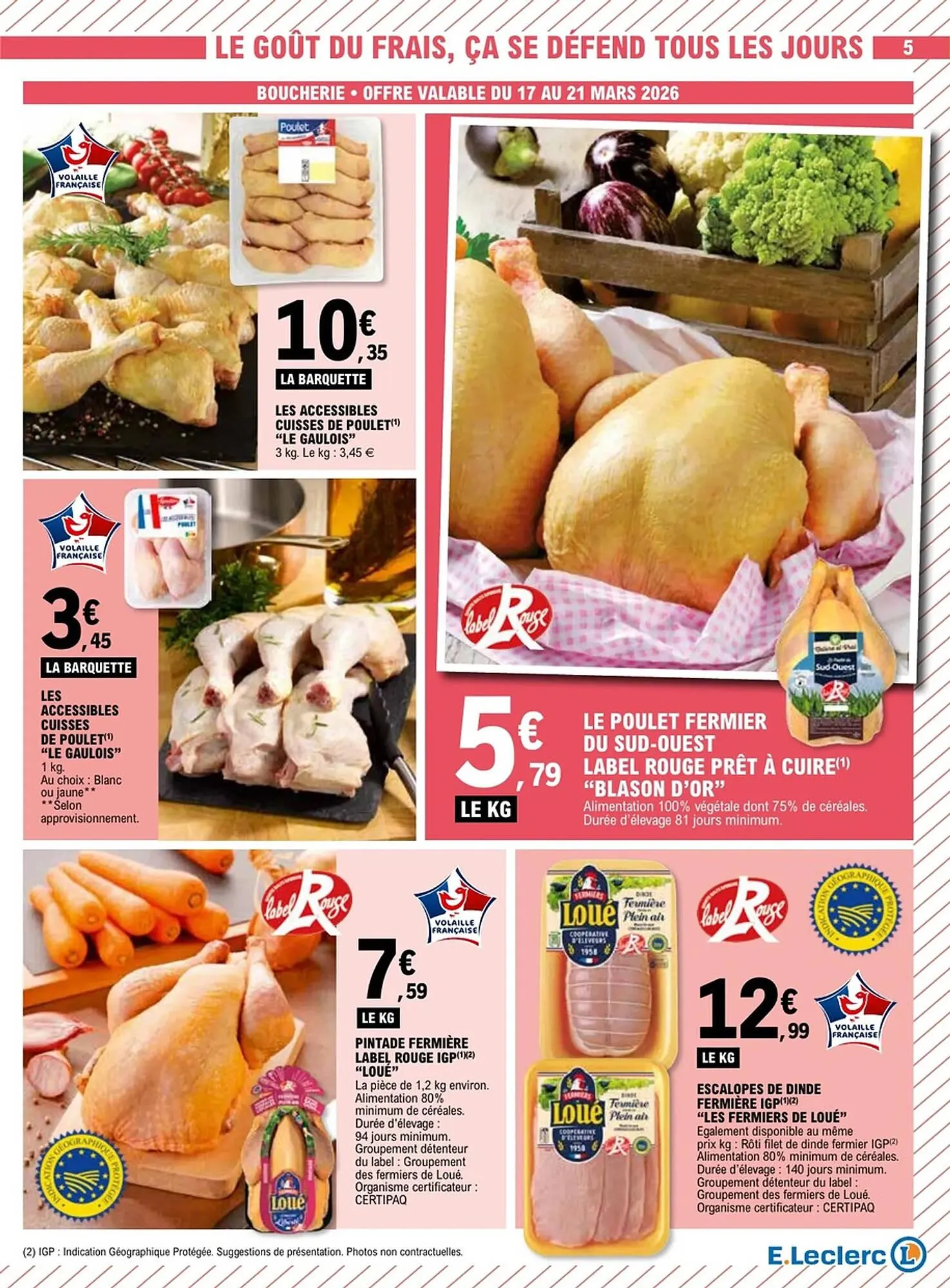 Catalogue E.Leclerc du 17 mars au 28 mars 2026 - Catalogue page 5