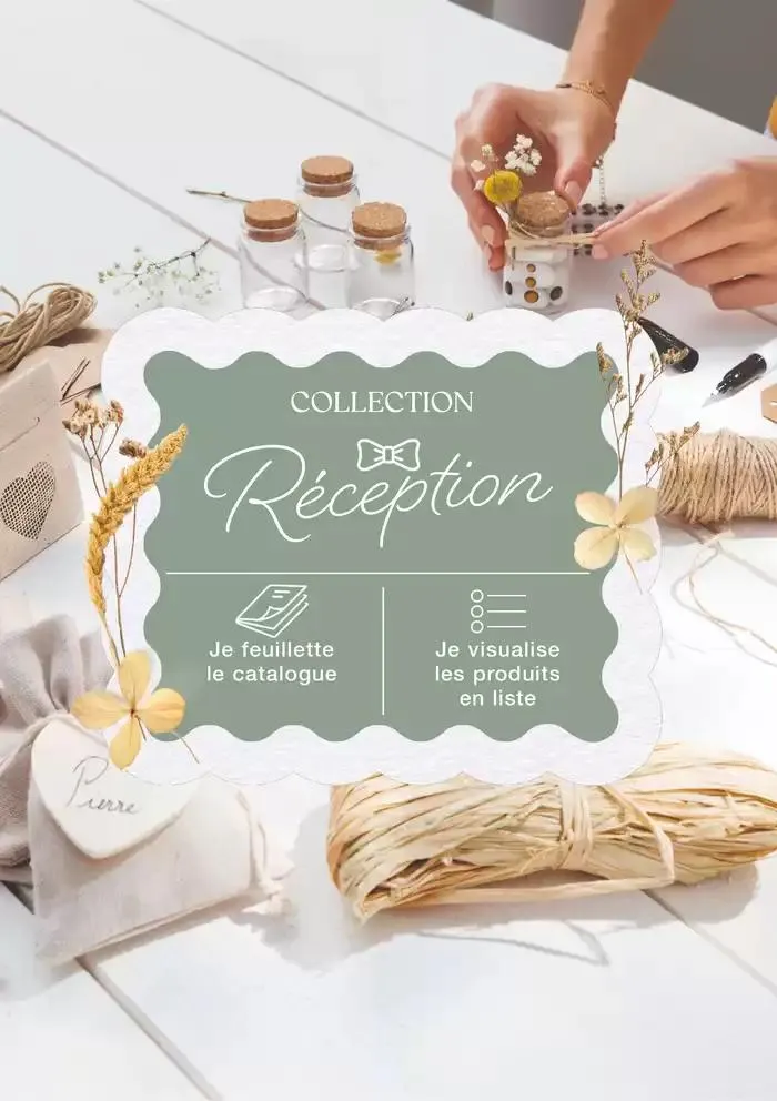 Collection Réception du 7 avril au 30 avril 2025 - Catalogue page 1