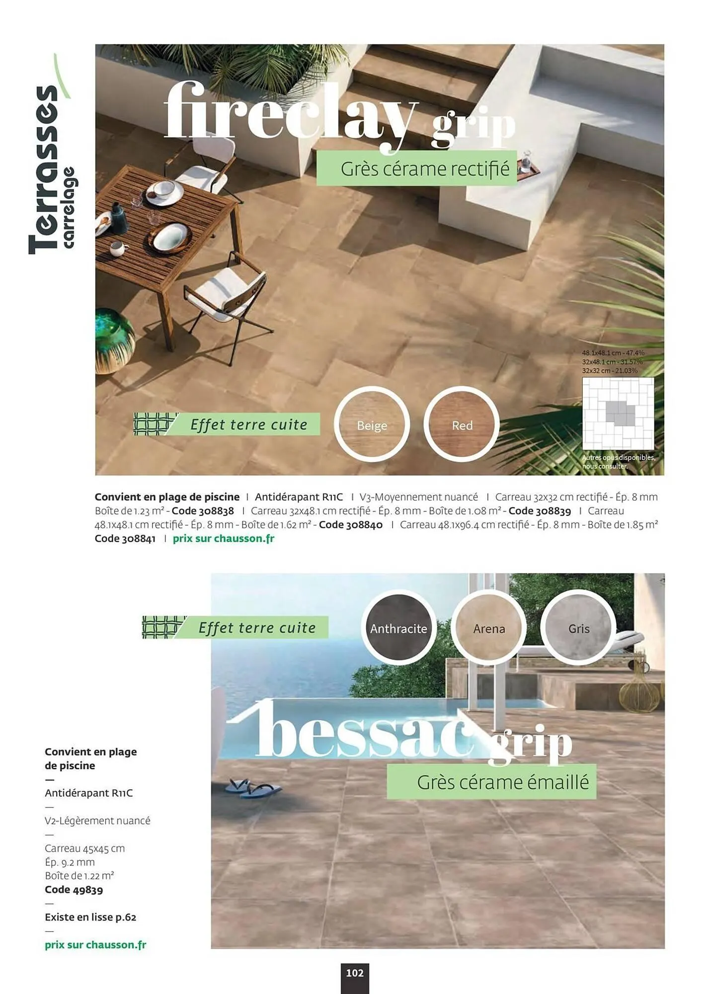 Catalogue Chausson Matériaux du 12 septembre au 31 décembre 2026 - Catalogue page 104