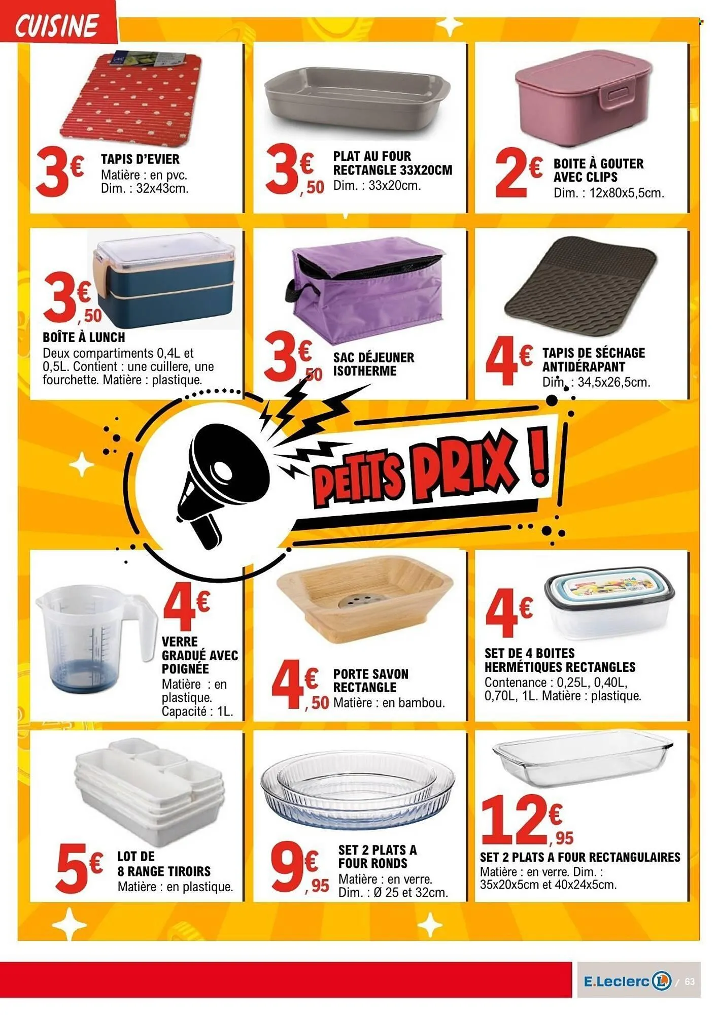 Catalogue E.Leclerc du 13 janvier au 25 janvier 2026 - Catalogue page 63