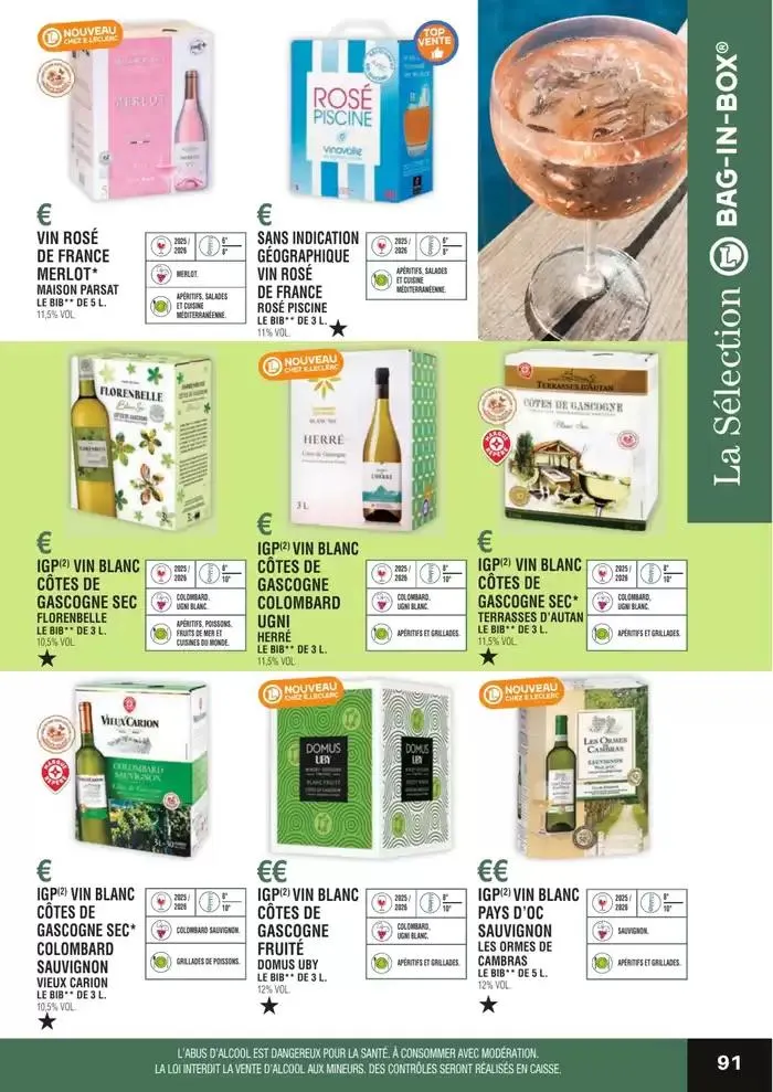 GUIDE DES VINS 2025 2026 du 27 février au 31 janvier 2027 - Catalogue page 91