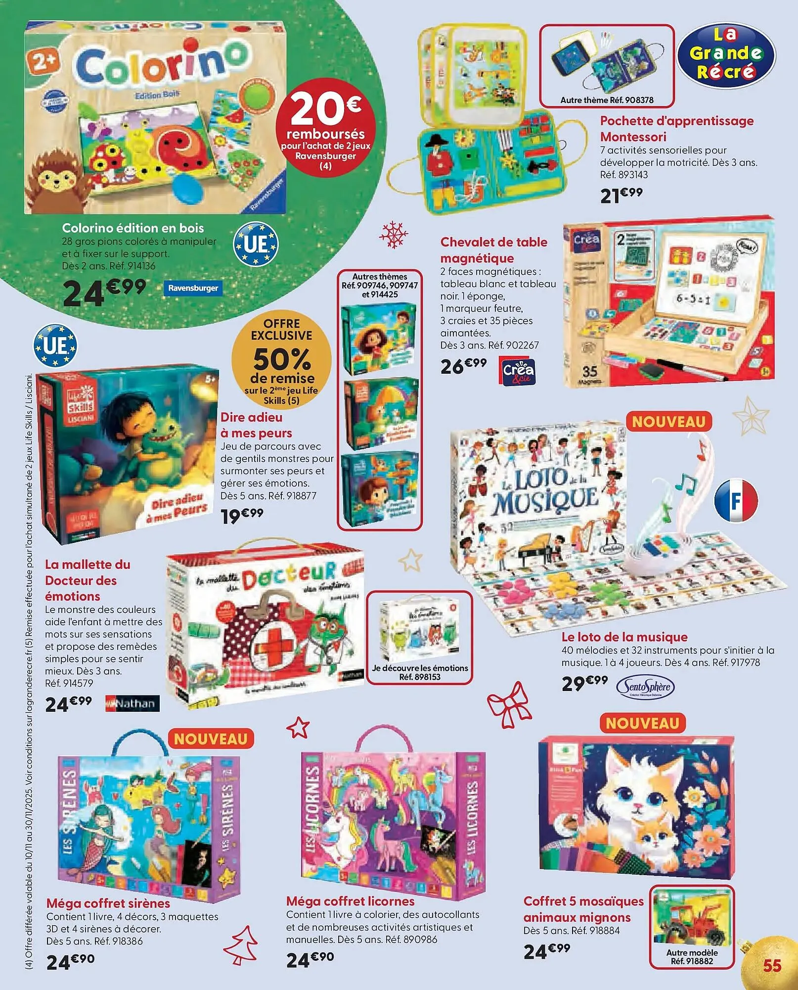 Catalogue La Grande Récré du 15 octobre au 2 décembre 2025 - Catalogue page 55