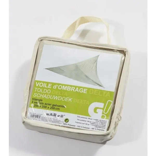 Voile Ombrage Triangle Ecru 2*2*2m