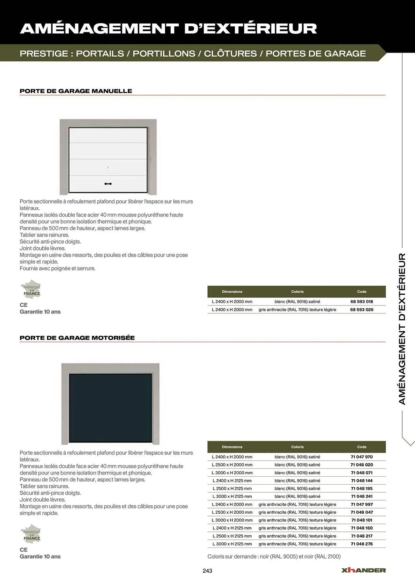 Catalogue Prolians du 2 septembre au 31 décembre 2025 - Catalogue page 243