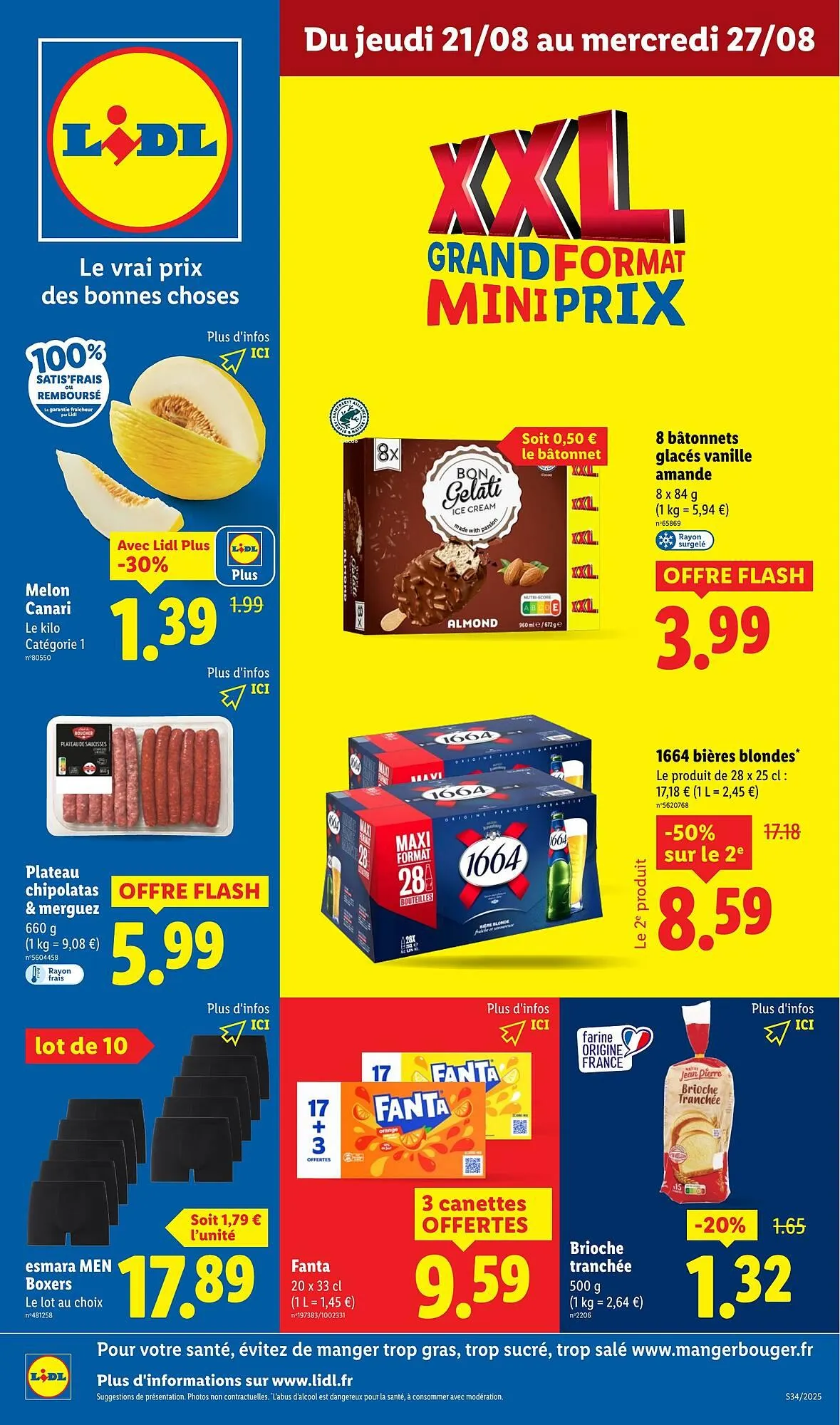 Catalogue Lidl du 21 août au 27 août 2025 - Catalogue page 1