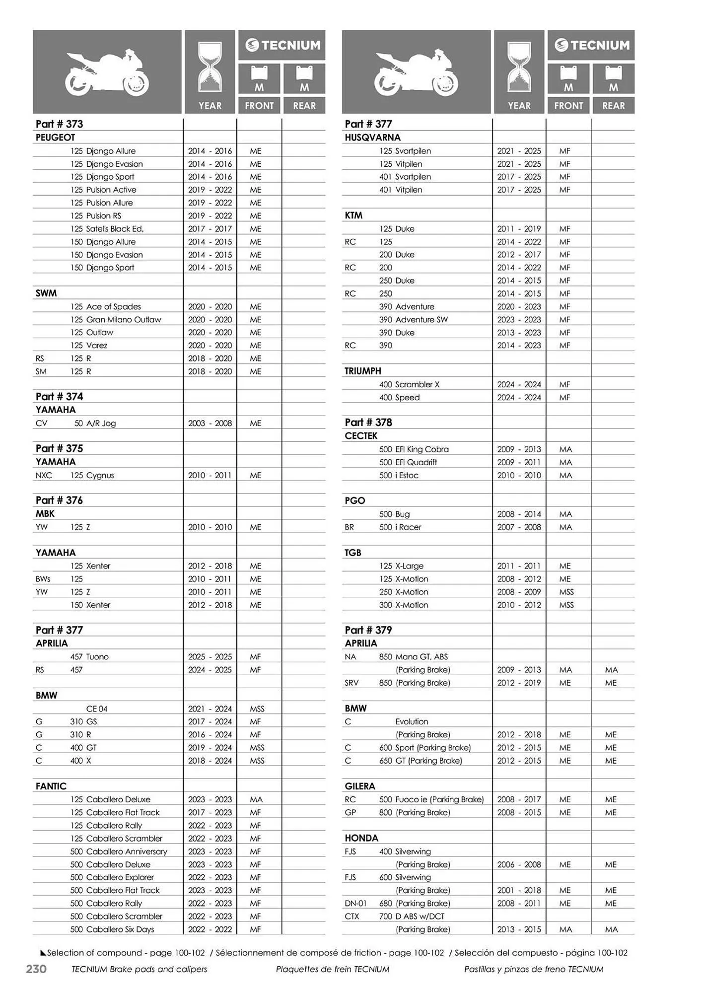 Catalogue Bihr du 23 mai au 31 décembre 2025 - Catalogue page 230