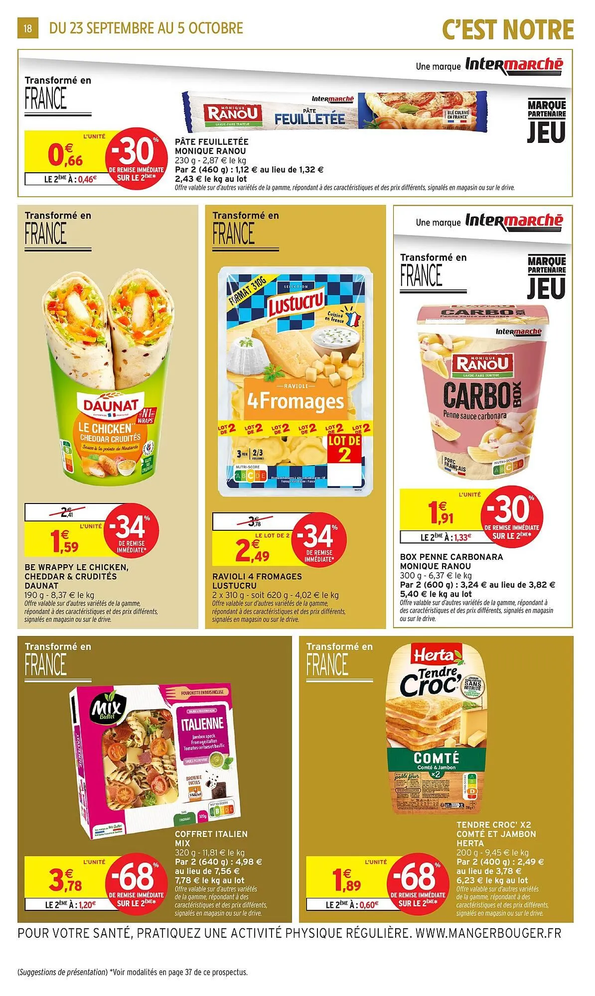 Catalogue Intermarché du 23 septembre au 5 octobre 2025 - Catalogue page 18