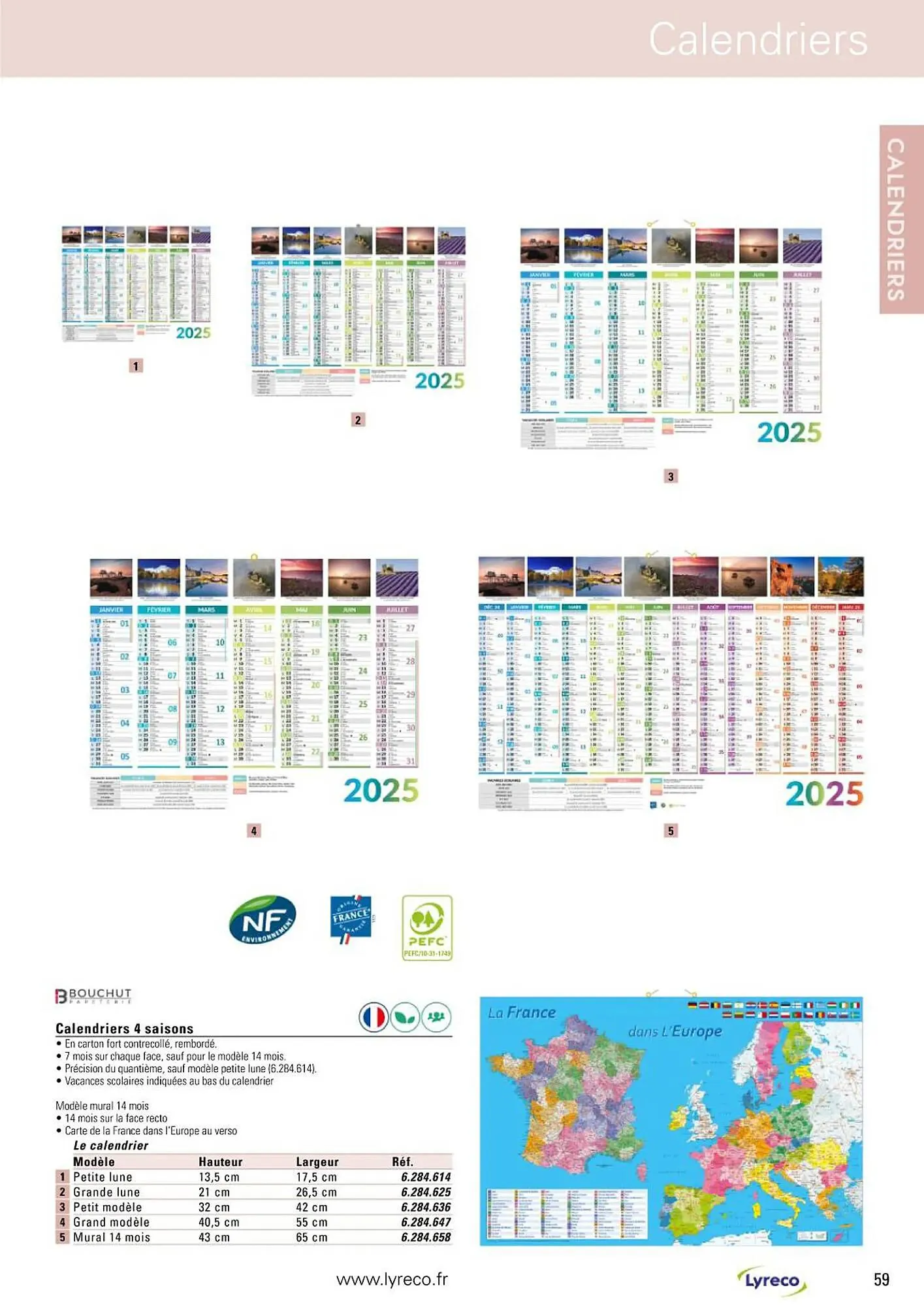 Catalogue Lyreco du 13 mai au 31 décembre 2025 - Catalogue page 59