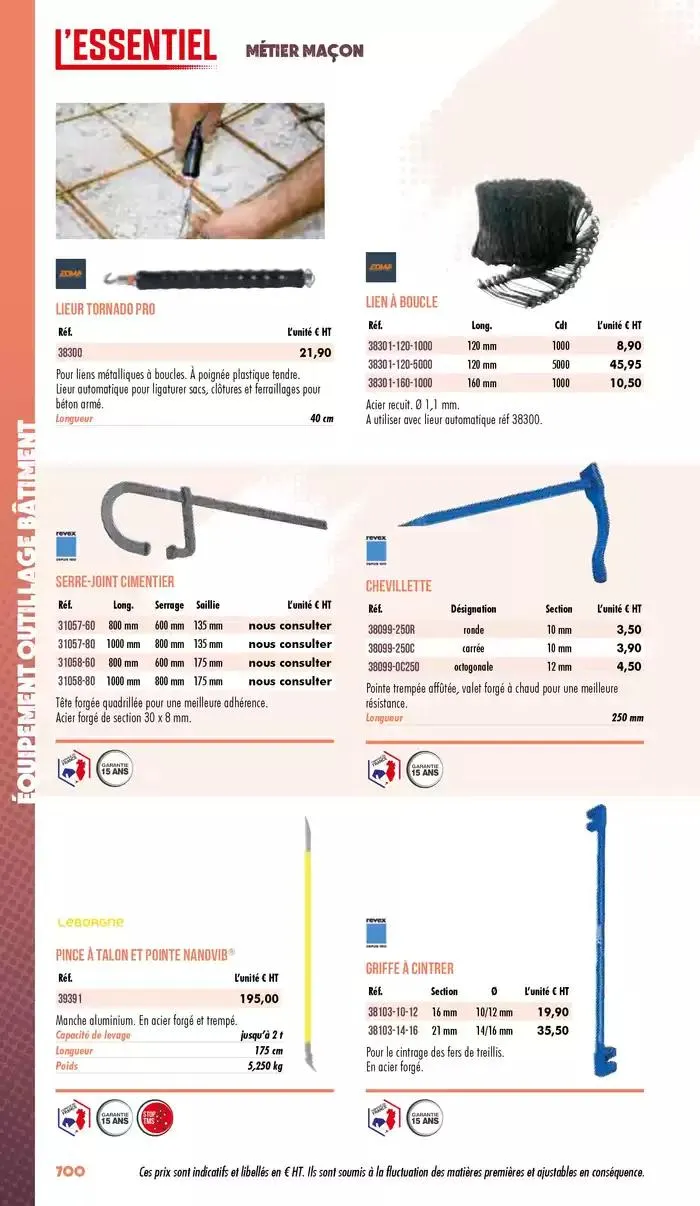 Essentiel Industrie 2025 du 3 janvier au 31 décembre 2025 - Catalogue page 702