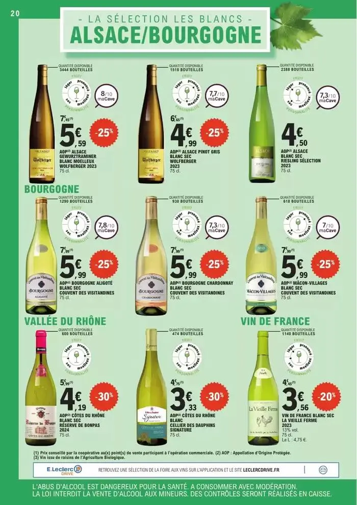 FOIRE AUX VINS DE PRINTEMPS - MIXTE du 8 avril au 19 avril 2025 - Catalogue page 20