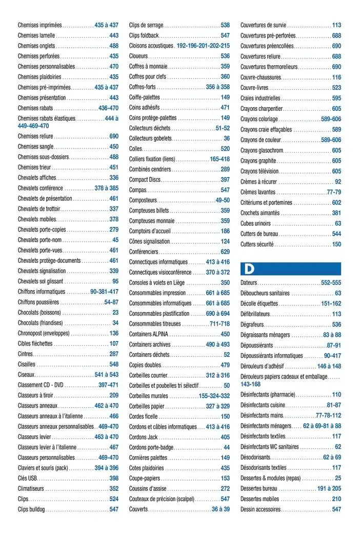 Catalogue Entreprises 2025 du 13 janvier au 31 décembre 2025 - Catalogue page 728