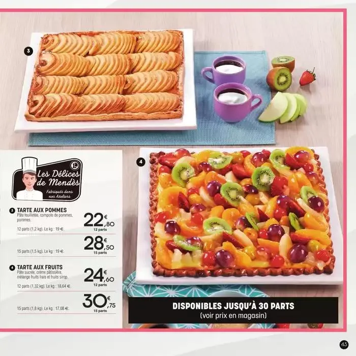 Carte traiteur permanente du 17 avril au 31 mars 2026 - Catalogue page 43